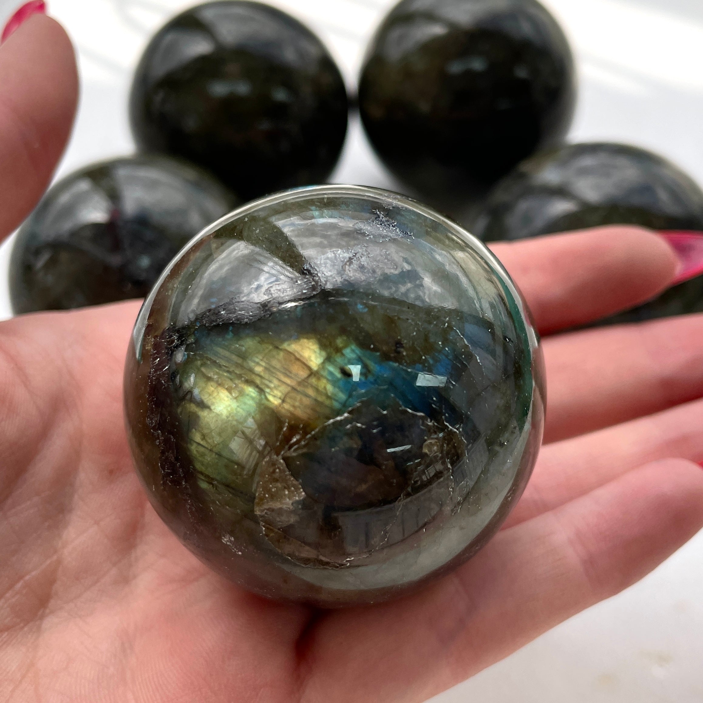 Labradorite Sphere - 5cm Labradorite Sphere - 5cm